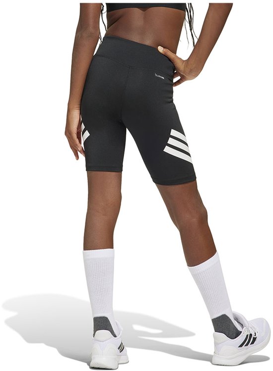 Adidas All Sports Optime Nxt Biker Korte Leggings Zwart 5-6 Years Meisjes van Adidas — afbeelding 2