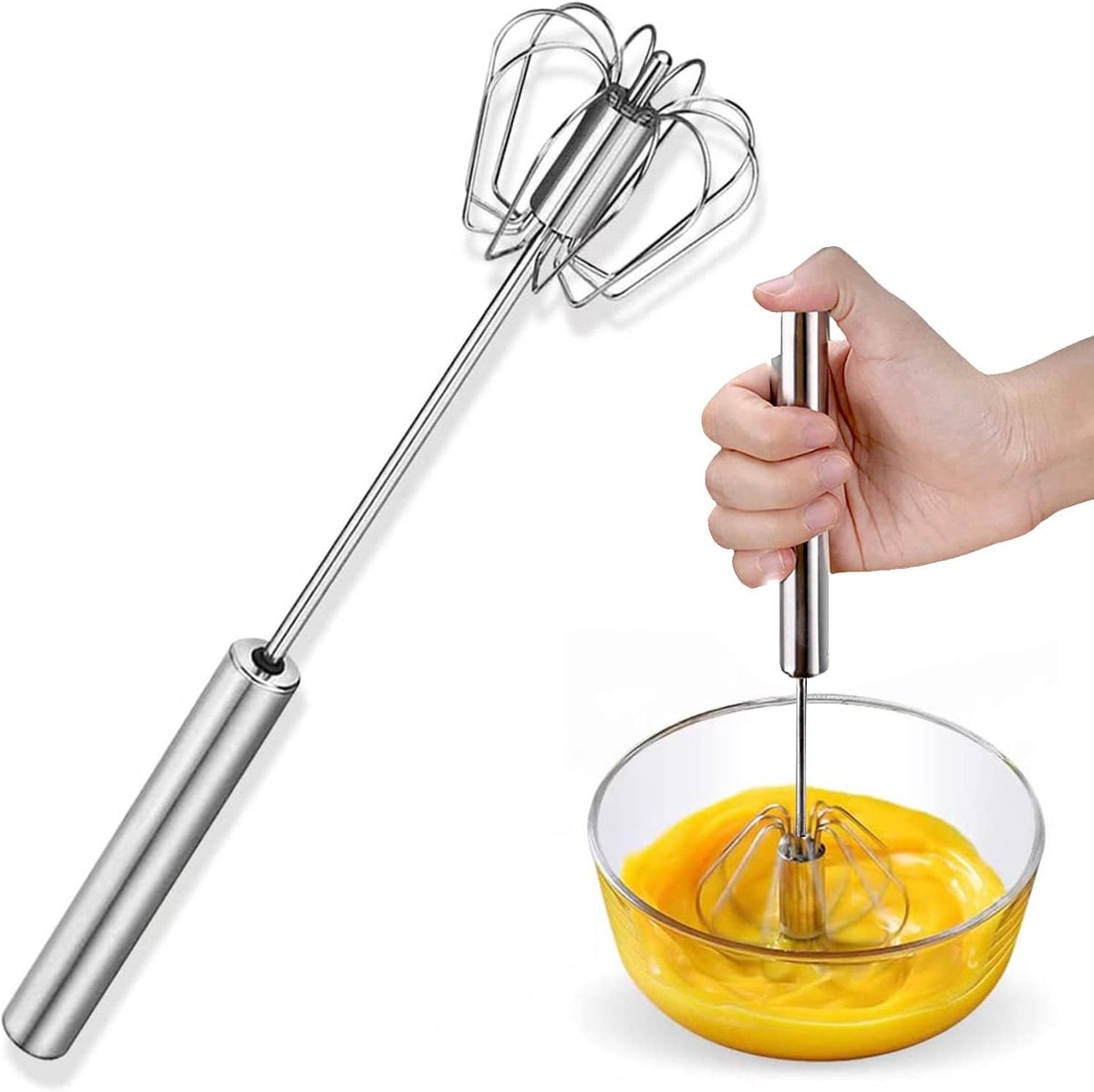 Semi-Automatic Whisk 12 Inch - Hand Balloon Mixer voor Efficiënt Meng- en Assembleerwerk