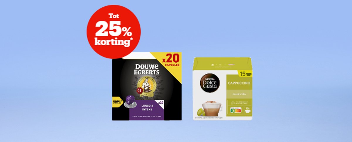 Tot 25% korting*