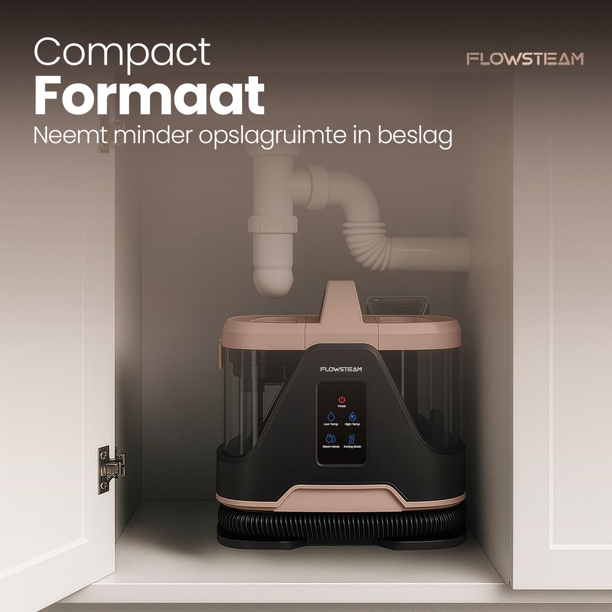 FLOWSTEAM 6-in-1 Stoomreiniger PRO 1700W - Tapijtreiniger thumbnail 3