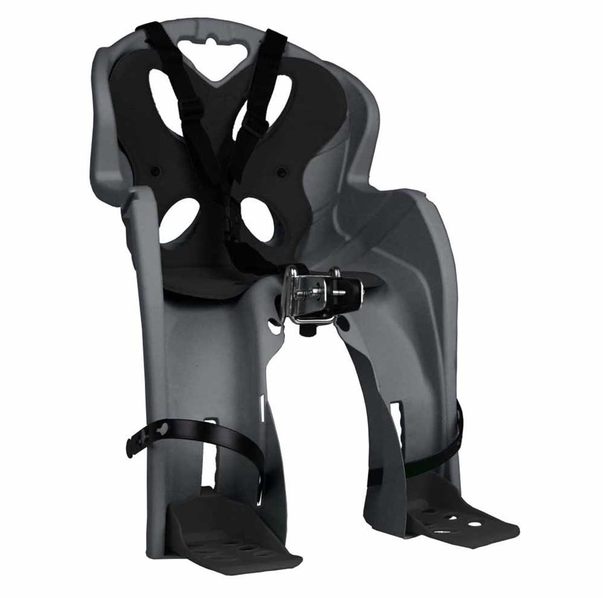 Nfun Simpatico Kinderfietsstoeltje Met Stuur Grijs Max 15 kg Jongen