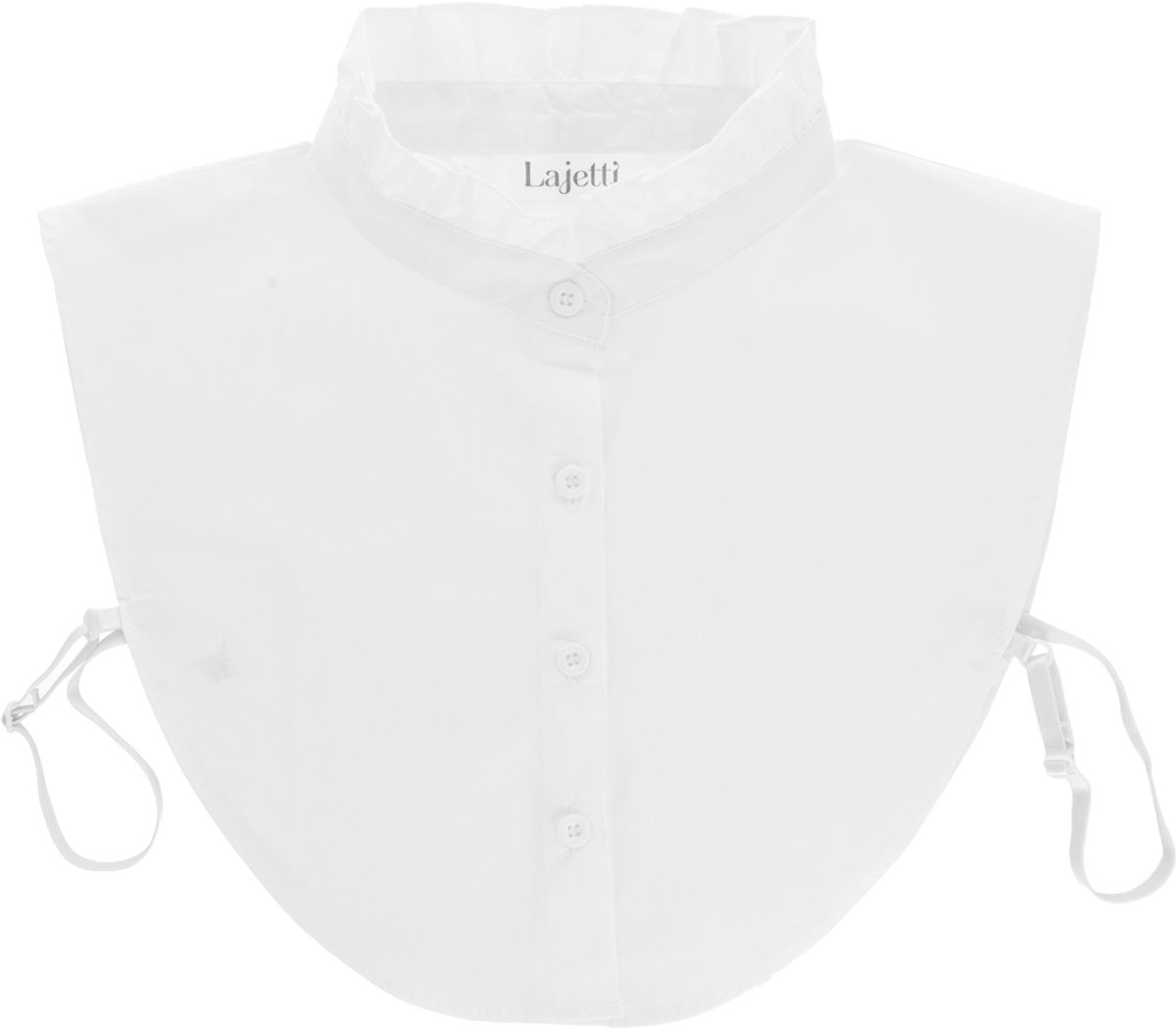 Lajetti - Los Wit Kraagje Blouse Kraagje met Opstaand kraagje - Dames Kraagje