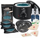 Lifestance Wax Set voor Thuis – Wax Apparaat, Wax Verwarmer & Wax Heater – 400g Hard Wax Beans, Wax Bonen & Wax Parels – Complete Ontharingskit voor Gezicht, Benen, Oksels & Brazilian
