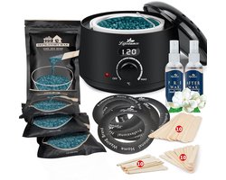 Lifestance Wax Set voor Thuis – Wax Apparaat, Wax Verwarmer & Wax Heater – 400g Hard Wax Beans, Wax Bonen & Wax Parels – Complete Ontharingskit voor Gezicht, Benen, Oksels & Brazilian
