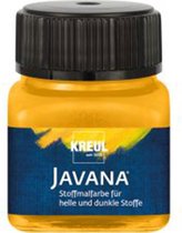 Peinture textile jaune doré Javana 20ml - Pour les textiles de couleur claire et foncée