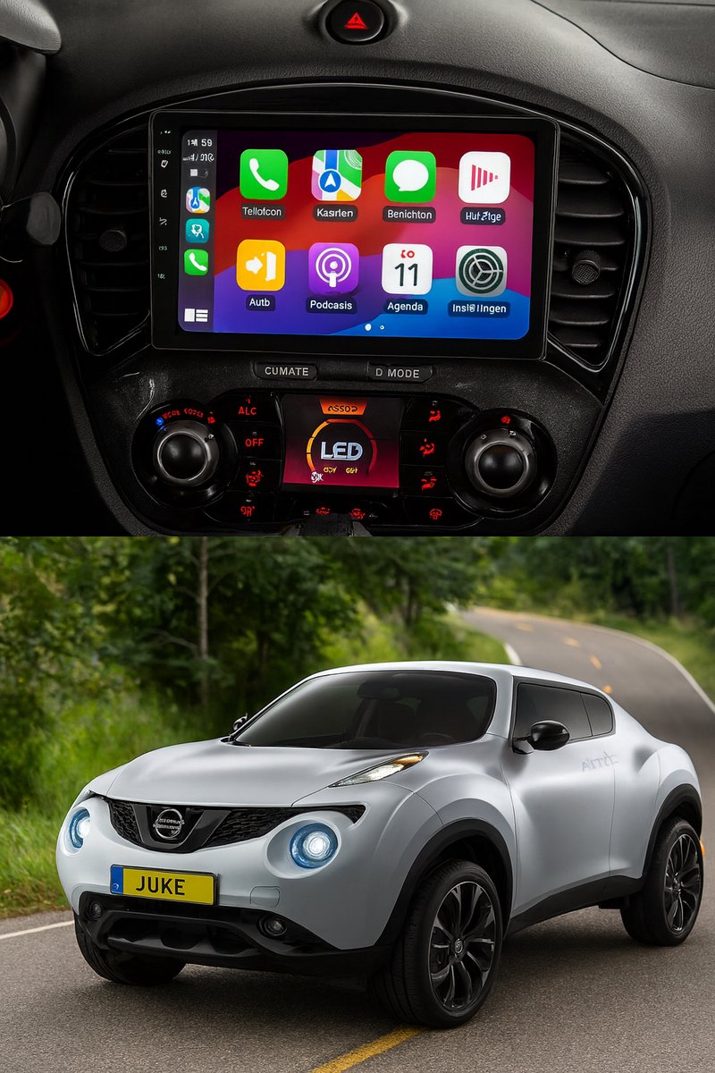 ADIVOX T4 9 inch geschikt voor Nissan Juke 2009-2018 CarPlay/Auto/Wifi/GPS/RDS/DSP/5G/QLED/DAB+