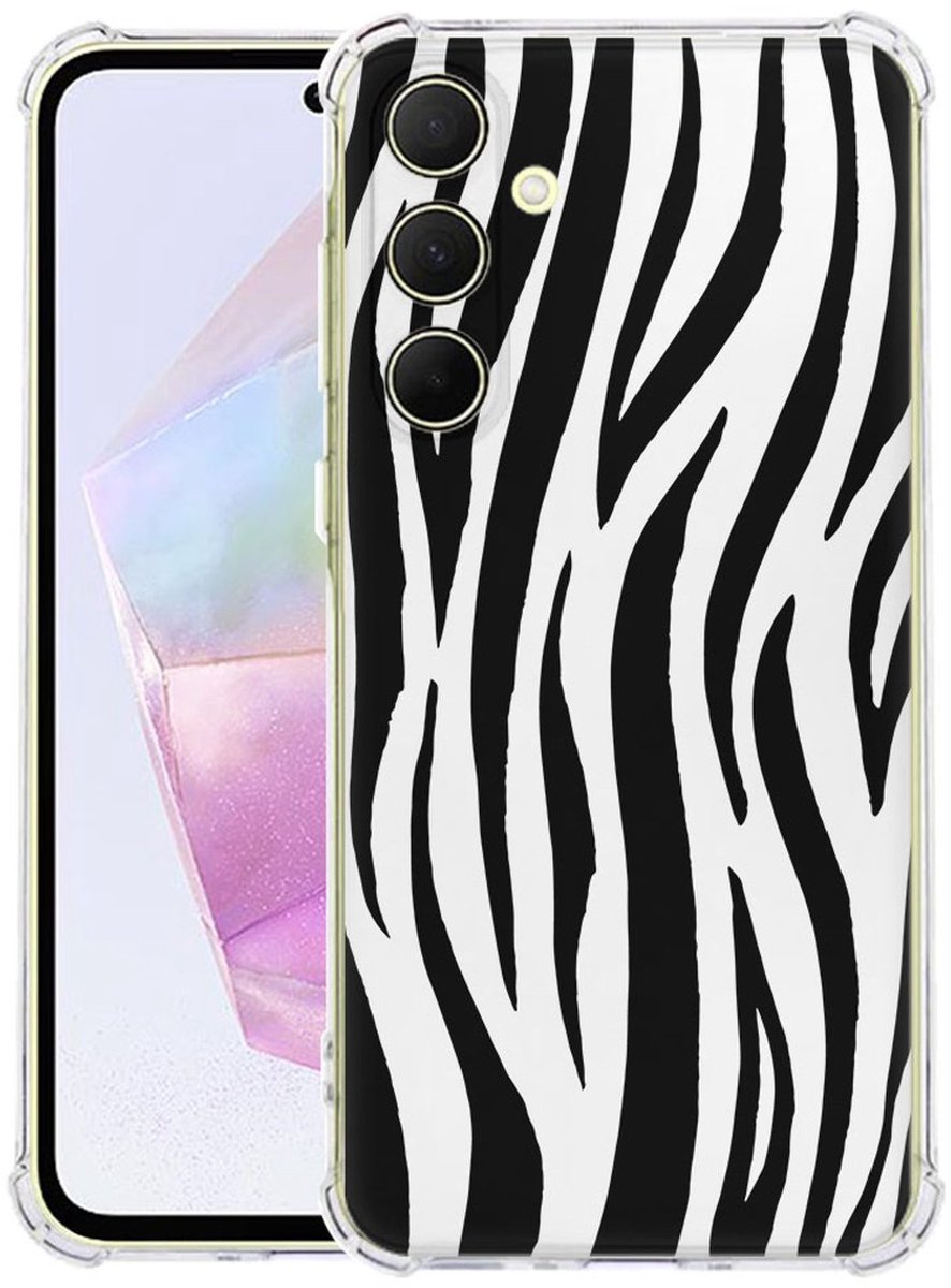 Samsung Galaxy A56 Hoesje - Zebra TPU Antishock