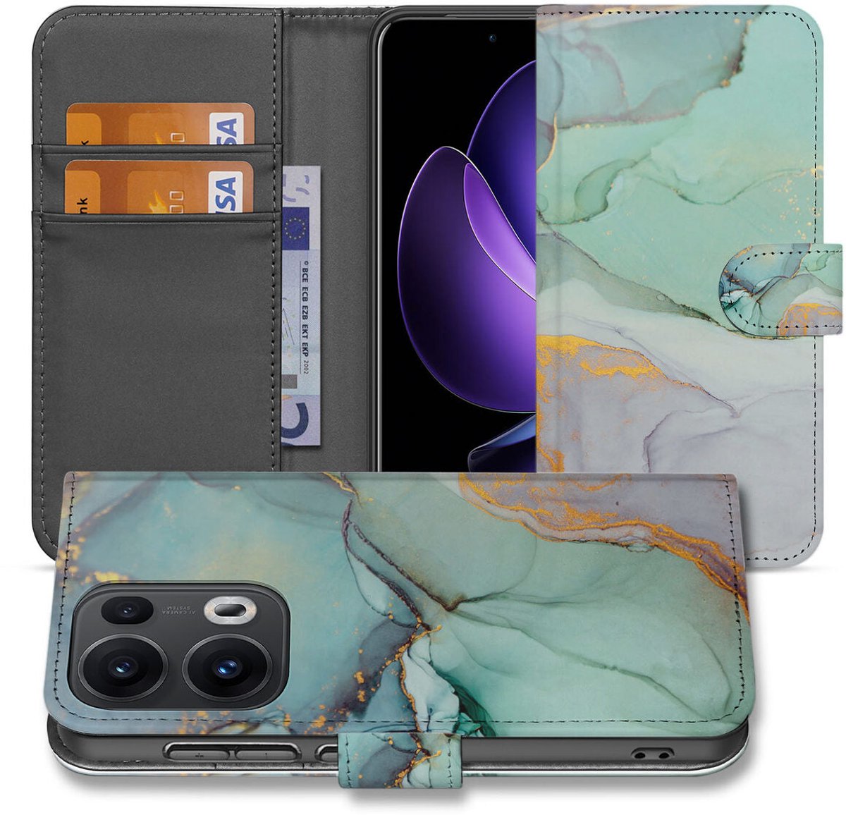 Hoesje voor OPPO Reno 13 Pro Watercolor Mix