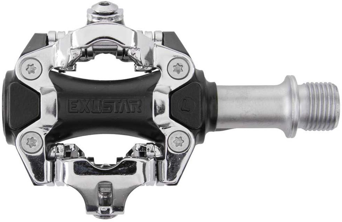 Exustar Pedaal mtb clipless aluminium zwart