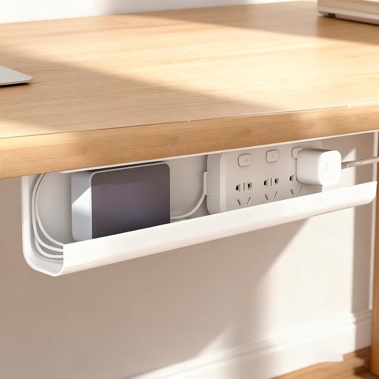 Kabelorganizer voor onder het bureau - Ruimtebesparende ...