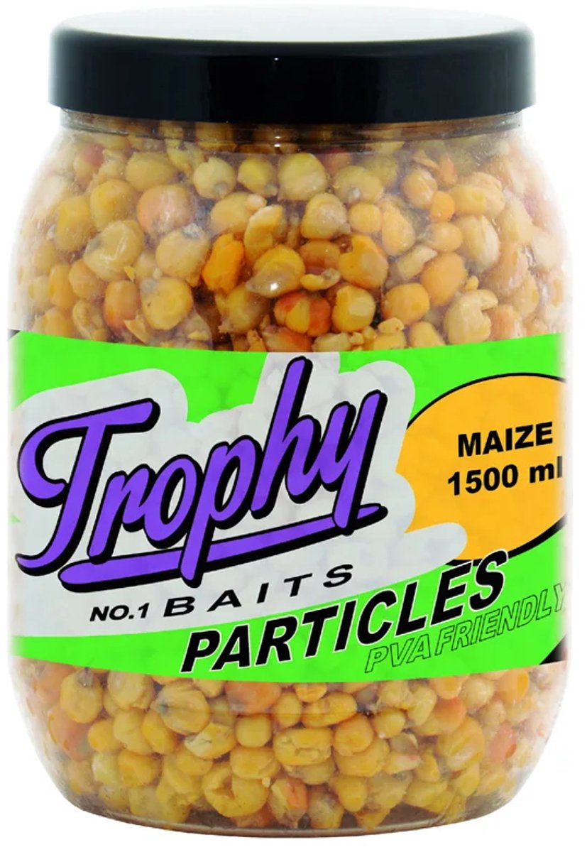Trophy Baits Particles 1500ml – Kant-en-klaar Partikelaas Maize