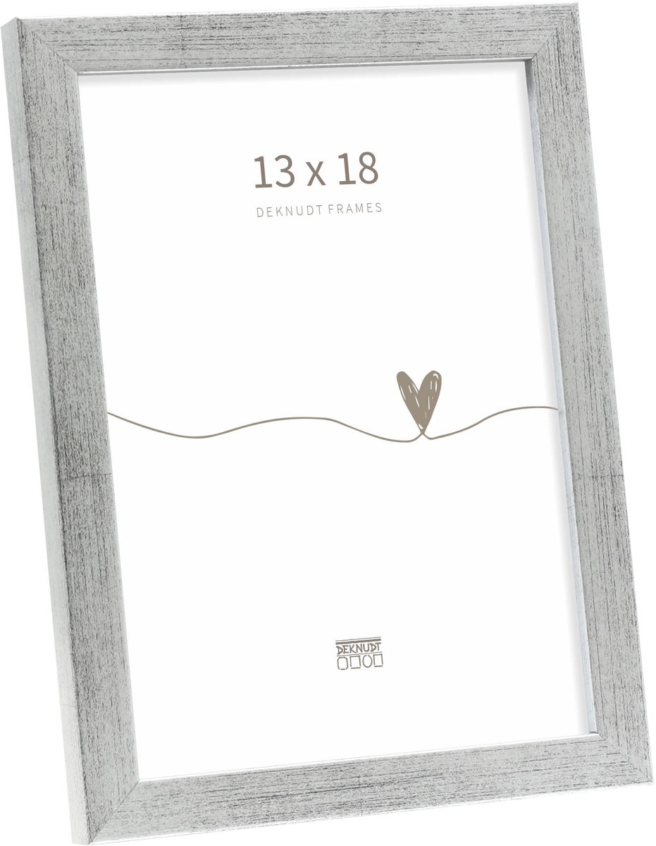 Deknudt Frames fotolijst S243D1 - antiek zilverkleur - foto 13x18 cm