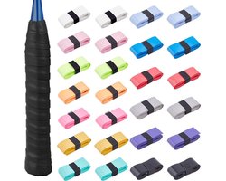 Overgrip - 26 stuks - PU Anti Slip Racket Grip Tape - Tennisracket griptape - Tennisracket grip tape - Tennis grip - Racket Grip - Tennis Overgrip Grip Tape - Badminton Racket Grip - Antislip - Geen gaten - 110x2.5x0.07cm