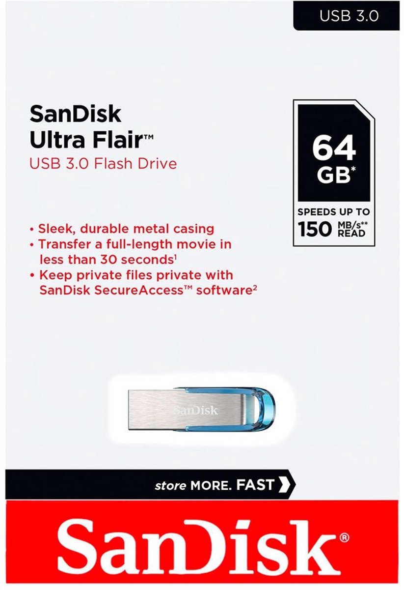 Ultra Flair USB 3.0 64GB Blue