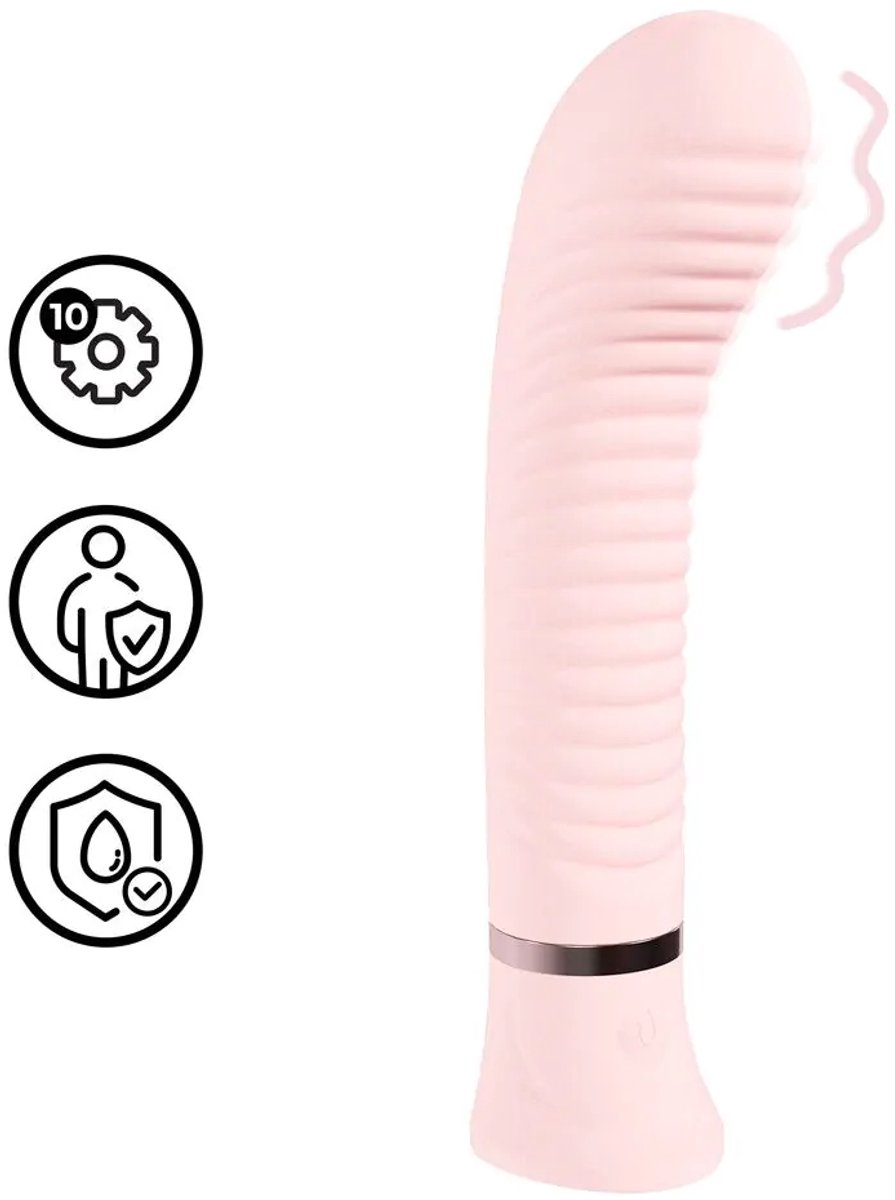 Divine - Ribbed G-spot Vibe - Pink