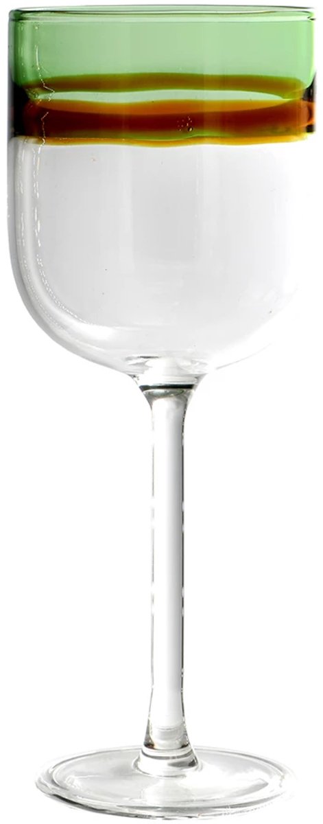 LPB Aria wijnglas 260ml transparant / groen