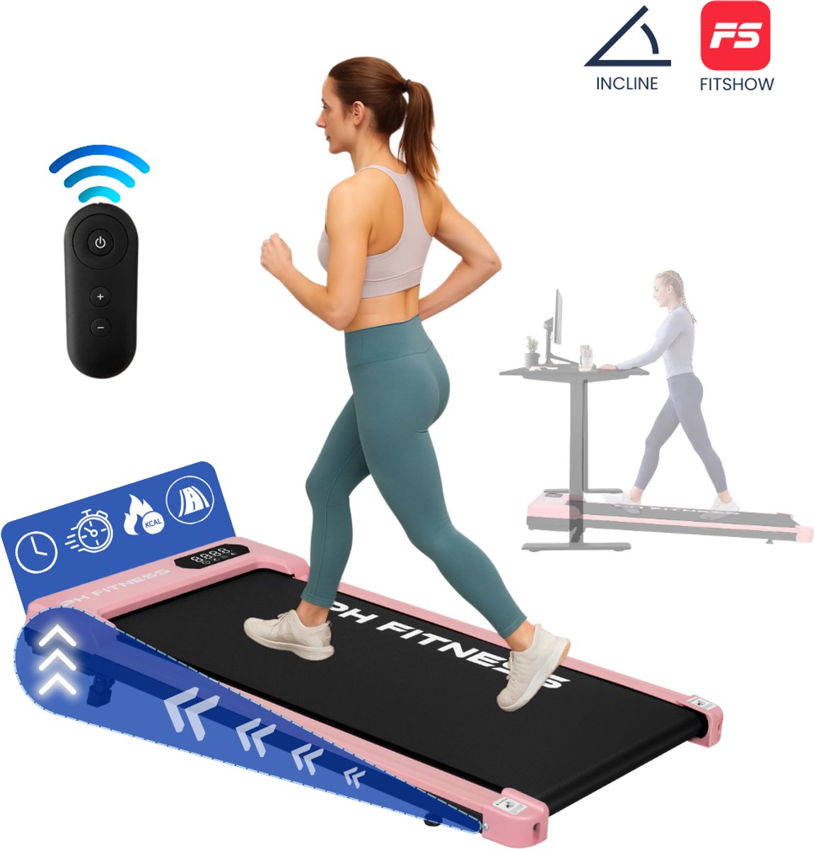 PH Fitness Loopband - 8 km/u - Incline - PH - €134,99