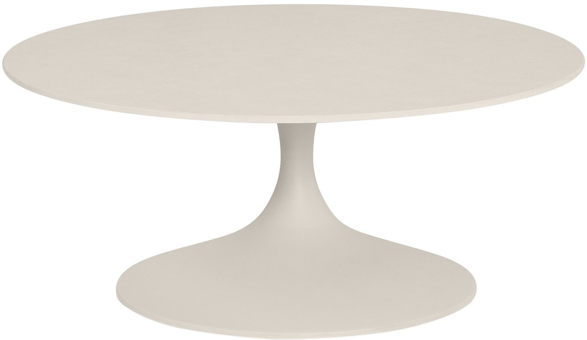 Suns Nova coffee table 80xH35 cm round sintered stone camel sand
