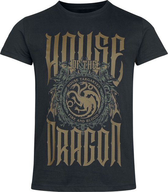 Game Of Thrones House of the Dragon Heren T-shirt - zwart - L