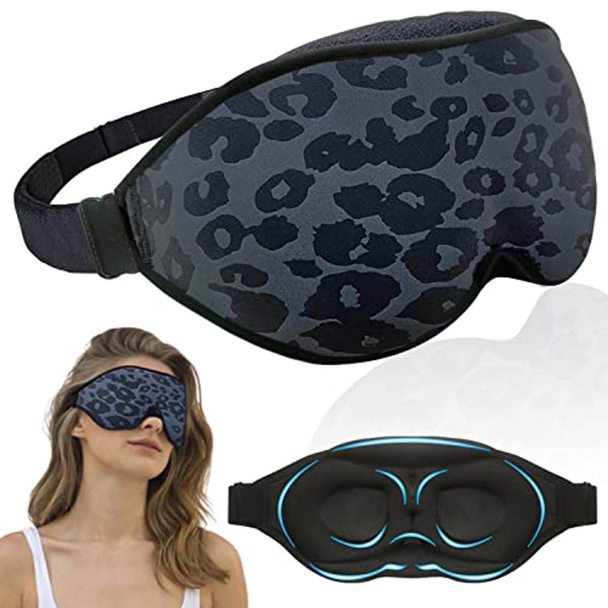 Comfortabel slaapmasker voor optimale verduistering en ontspanning - Geschikt voor reizen, yoga en thuisgebruik