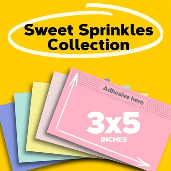 Groene Sticky Notes 3x5 inch - 5 Pads in Pastelkleuren voor Duurzaam ...
