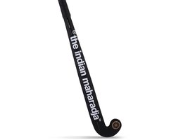 The Indian Maharadja Black Spark Wood Zaalhockeystick 10251073 - Kleur Zwart-wit - Maat 36.5
