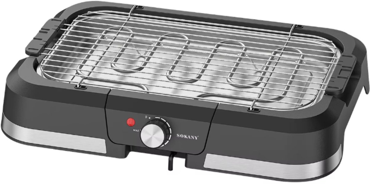 SOKANY Barbecue Machine SK-07054 – 1800W – Elektrische Grill met Thermostaat – Gemakkelijk Schoon te Maken