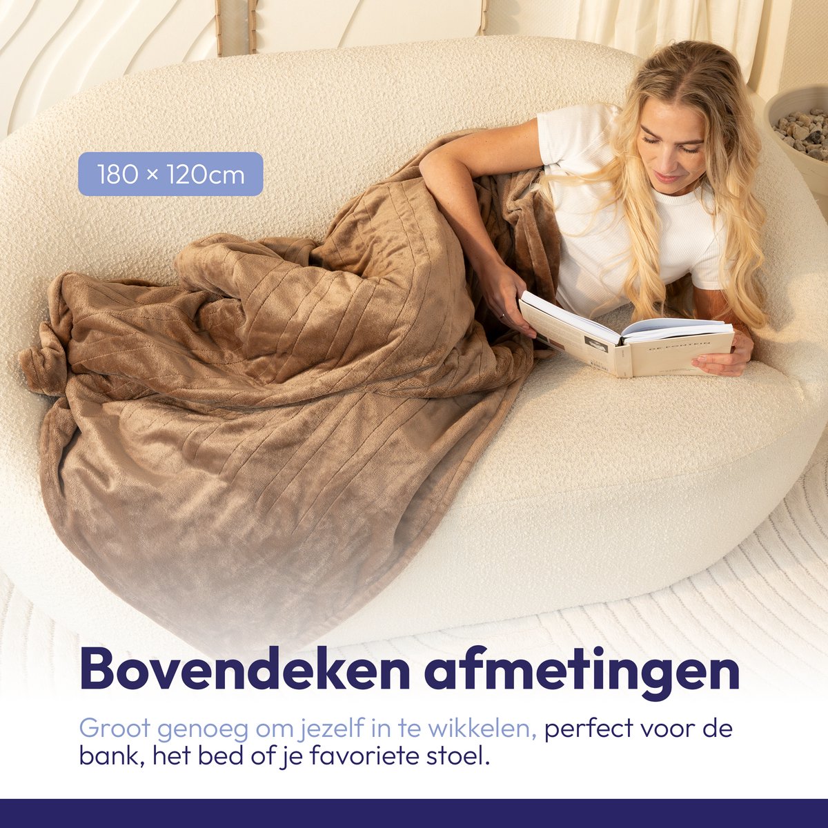 Comfeur Elektrische Verwarmde Bovendeken - Warmtedeken - 9 - afbeelding 2