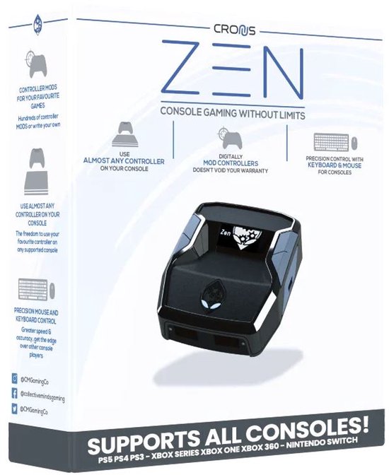 Cronusmax Cronus Zen - Controller Adapter - PS5 - Xbox X/S - PC | bol