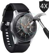 Protection d'écran Samsung Galaxy Watch 46 mm - Verre trempé - Compatible avec l'étui - iCall - 4 pièces