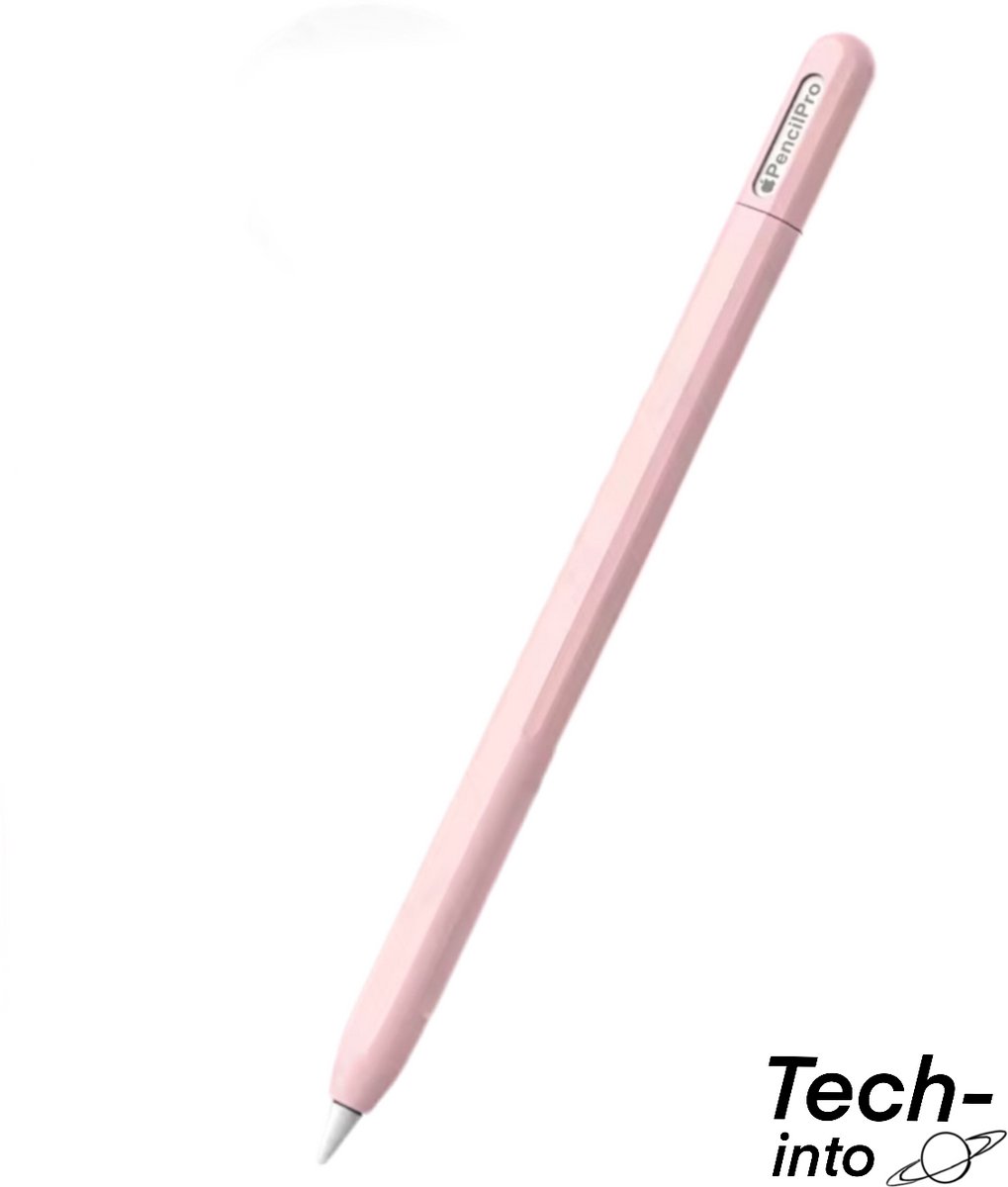 Apple Pencil Pro Case - Hoesje voor Apple Pencil Pro - Siliconen Bescherm Case - Fijne Grip - Roze - Apple Pencil Pro Beschermhoesje