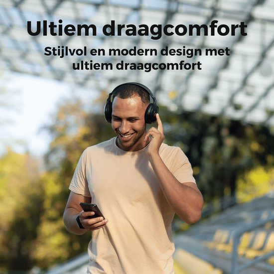 Noise Buddies Impulsive - Draadloze Koptelefoon met Noise Cancelling en 40 uur Batterij