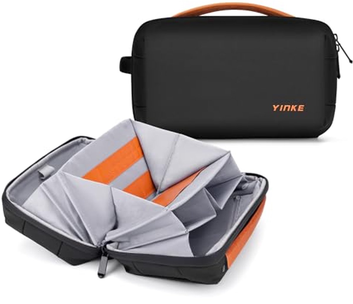 Draagbare Kabelorganizer - Waterdichte Dubbellaags Etui voor Elektronische Accessoires