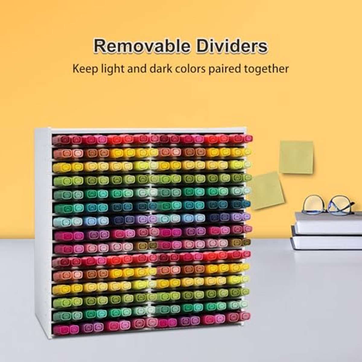 Prokva Marker Organizer Hoesje voor 216 Markers, Draagbare