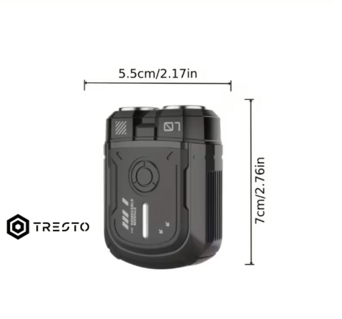 TRESTO Mecha-Stijl Scheerapparaat Draadloos IPX7 Waterdicht - afbeelding 3