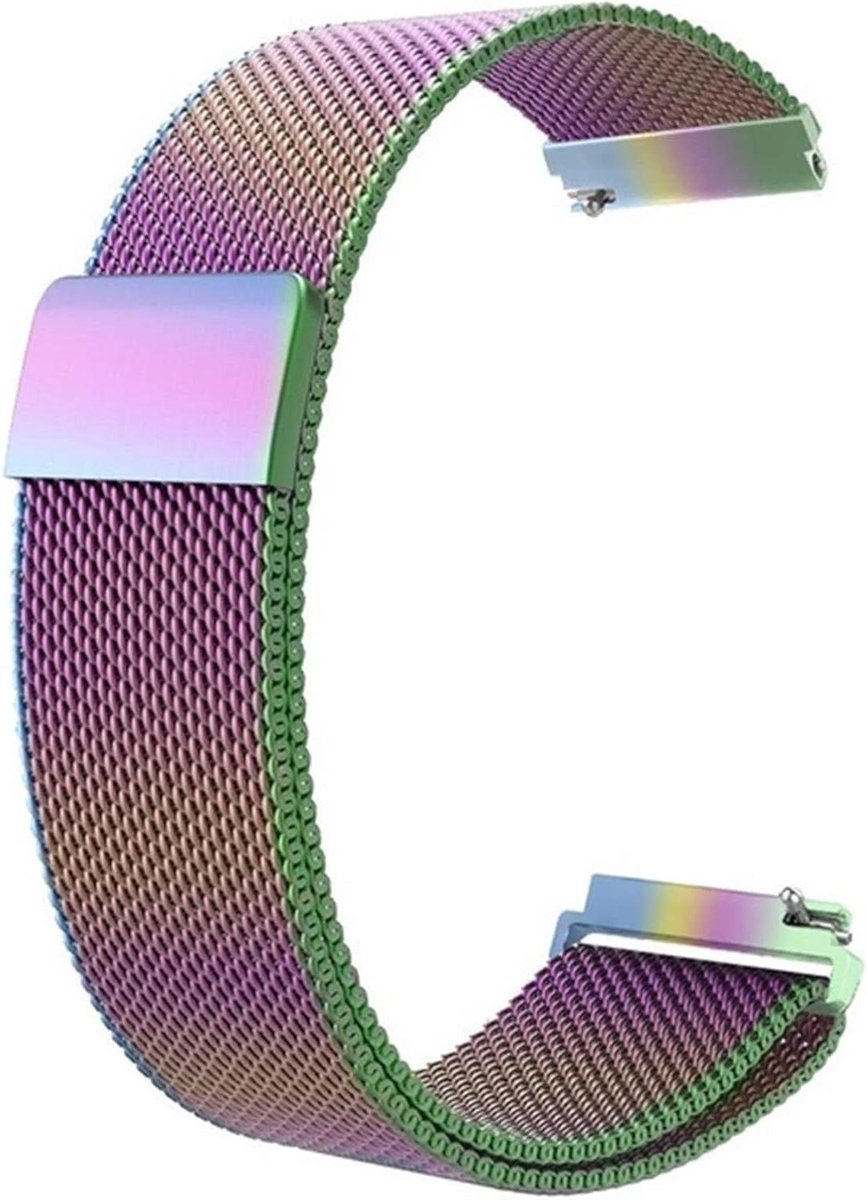 Roestvrij stalen mesh horlogebandje - Vervanging 18 mm-20 mm-22 mm - Metalen armband voor smartwatch - Snelsluiting - Dames en heren.