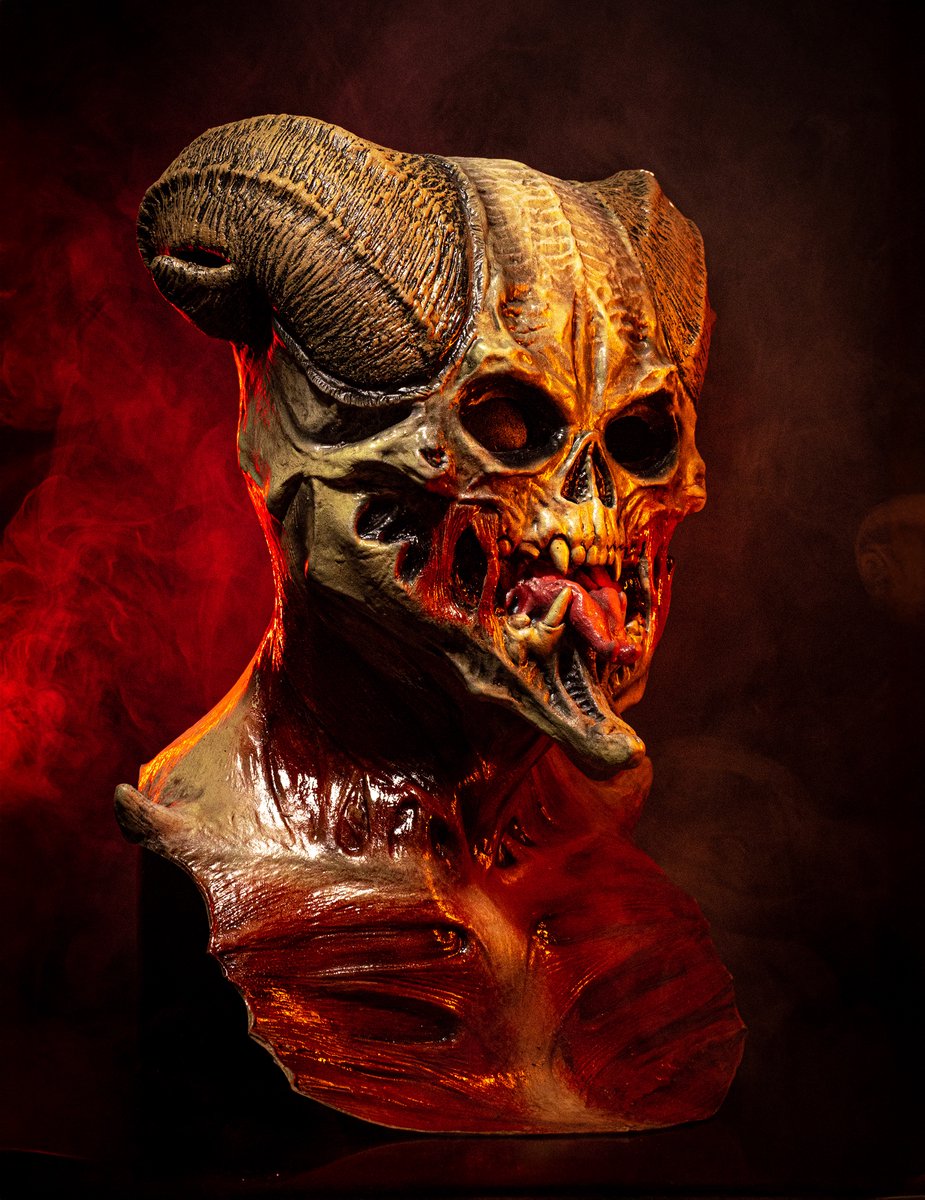 "Masker van een duivels skelet voor volwassenen Halloween - Verkleedmasker - One size"