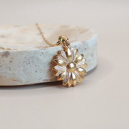 Collier enfant en acier inoxydable fleur