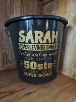 Cadeau emmer Sarah overlevings emmer verlies niet de moet ook na je 50ste is het leven super goed