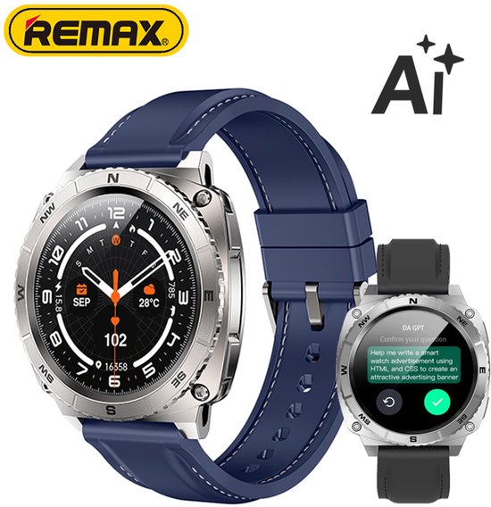 Remax WATCH22 - SmartWatch - Linkage Rotatable - IP68 - Bol