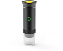 Slim Draagbaar koffiezetapparaat - Werkt met Gemalen koffie & Capsules - Pomppatroon & Koffiegrootte- 120 ml Reservoir - 18 Bar - - 12 Volt Reiskoffiezetapparaat