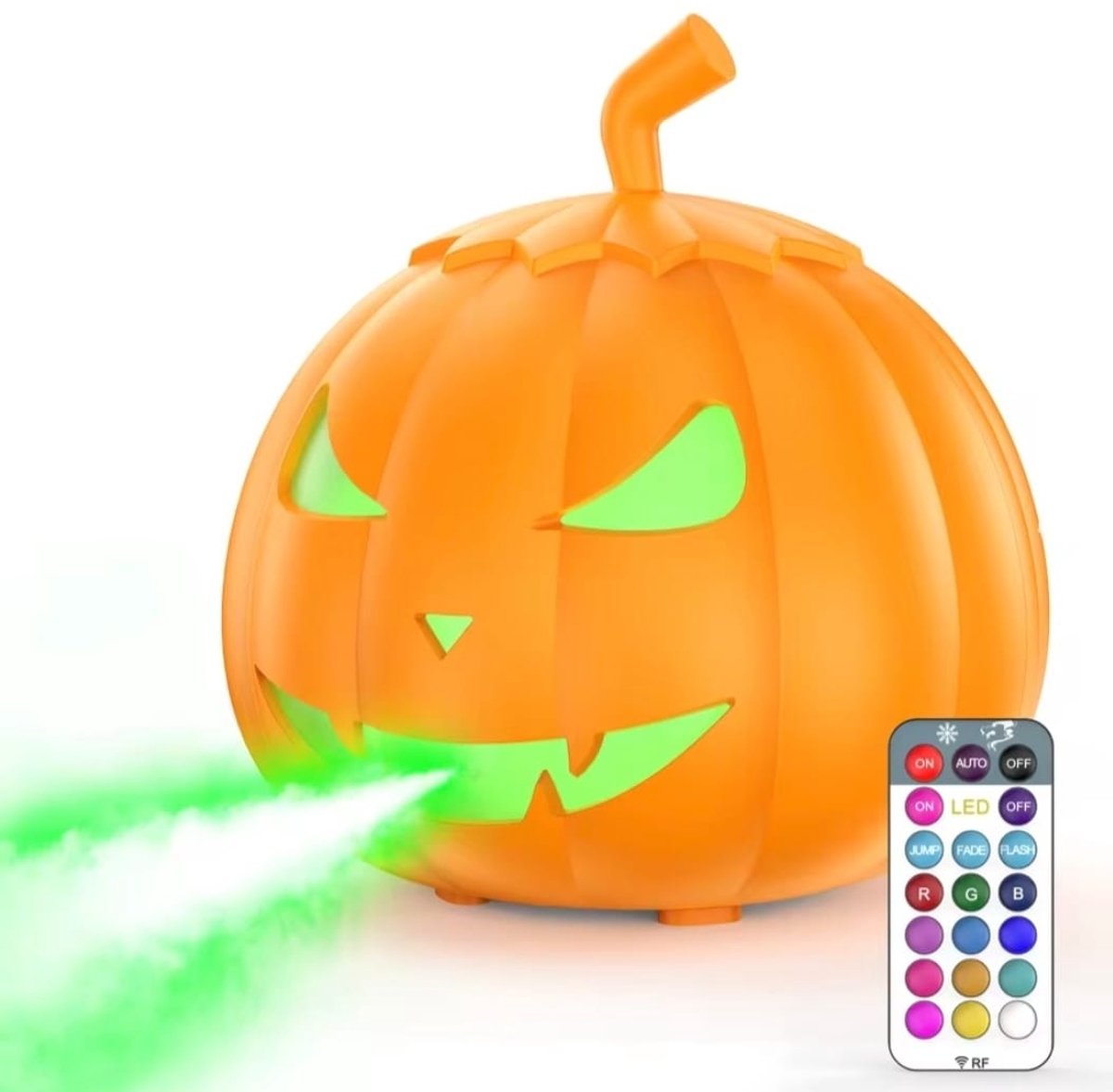 DJLicht 600W Halloween rookmachine pompoen met rgb leds