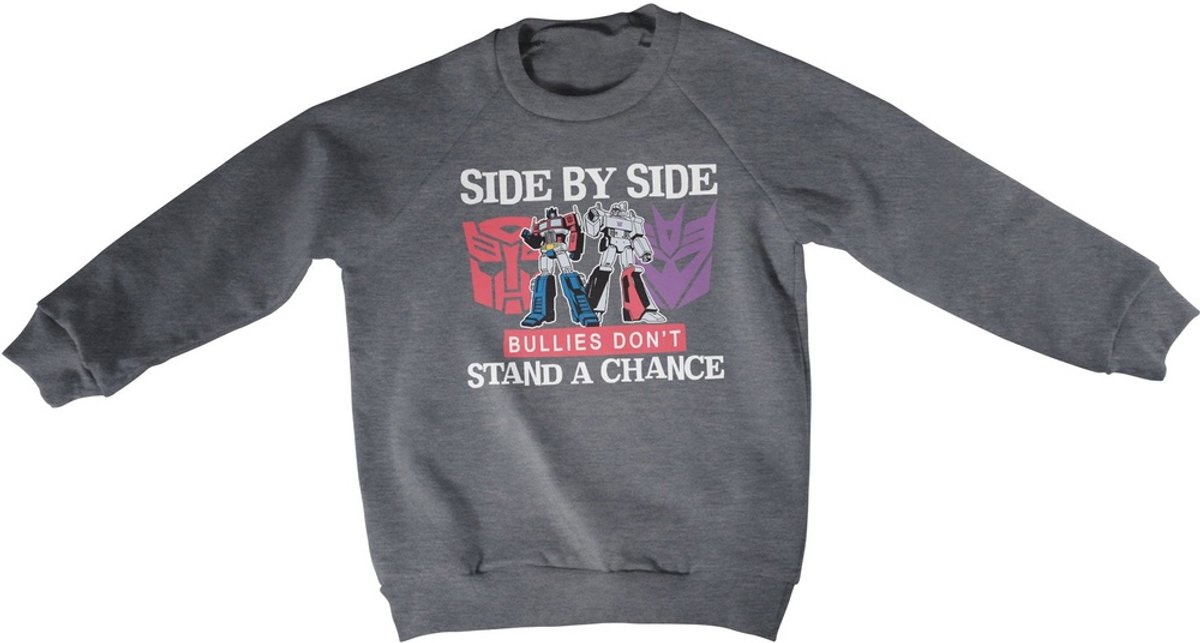 Transformers Kinder Side By Bullies Don't Stand A Chance Kids-sweatshirt HSB-31-TF1206-DTF560
