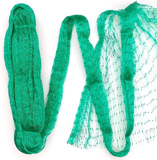 Filet anti-oiseaux - filet anti-oiseaux à mailles fines - 4 x 4 mètres - filet anti-pigeons de balcon - filet pour étang - filet de jardin - filet pour arbres fruitiers pour jardin, balcon ou étang