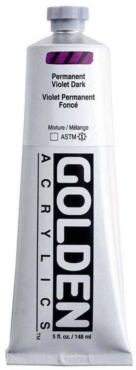 Golden Heavy Body Acrylverf Permanent Violet Donker 148 ml