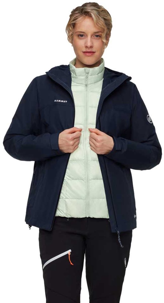 Mammut Treeline 3in1 Hardshell Jas Vrouw Zilver