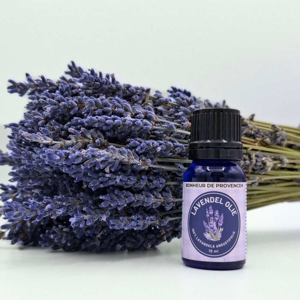 Bonheur de Provence® Lavendelolie - 10 ml - Lavandula Angustifolia - Etherische Olie - Diffuser - Onstpanning - Slaap