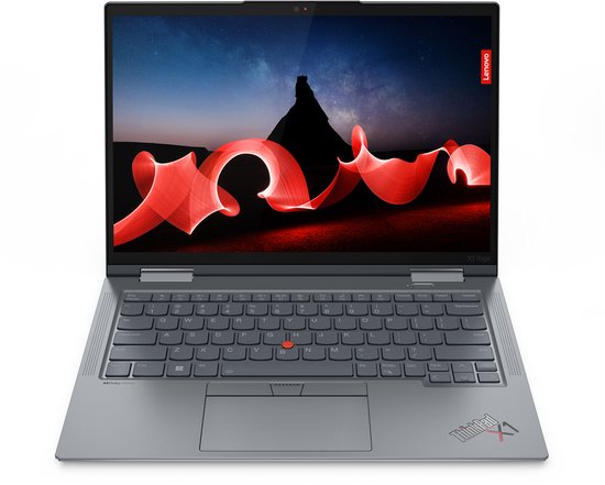 Lenovo ThinkPad X1 Yoga Gen 8 Intel® Core™ i7 i7-1365U Hybride (2-in-1) 35,6 cm (14") Touchscreen WUXGA 16 GB LPDDR5-SDRAM 512 GB SSD Wi-Fi 6E (802.11ax) Windows 11 Pro Engels Grijs - Lenovo - Hoofdafbeelding