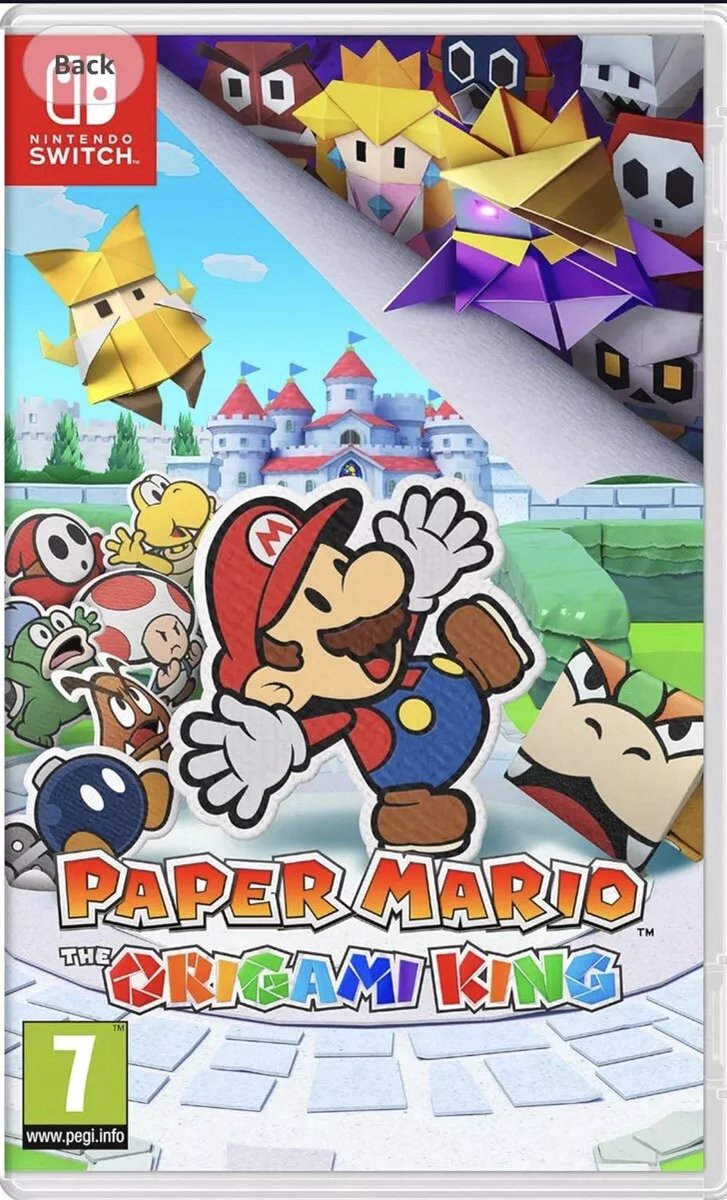 Paper Mario: The Origami King - Switch - Engelstalige hoes