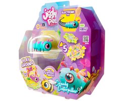 Jiggly Pets Blauwe Rups robot - Met puzzelbanen - Vanaf 4 jaar - Speelgoed - Creativiteit